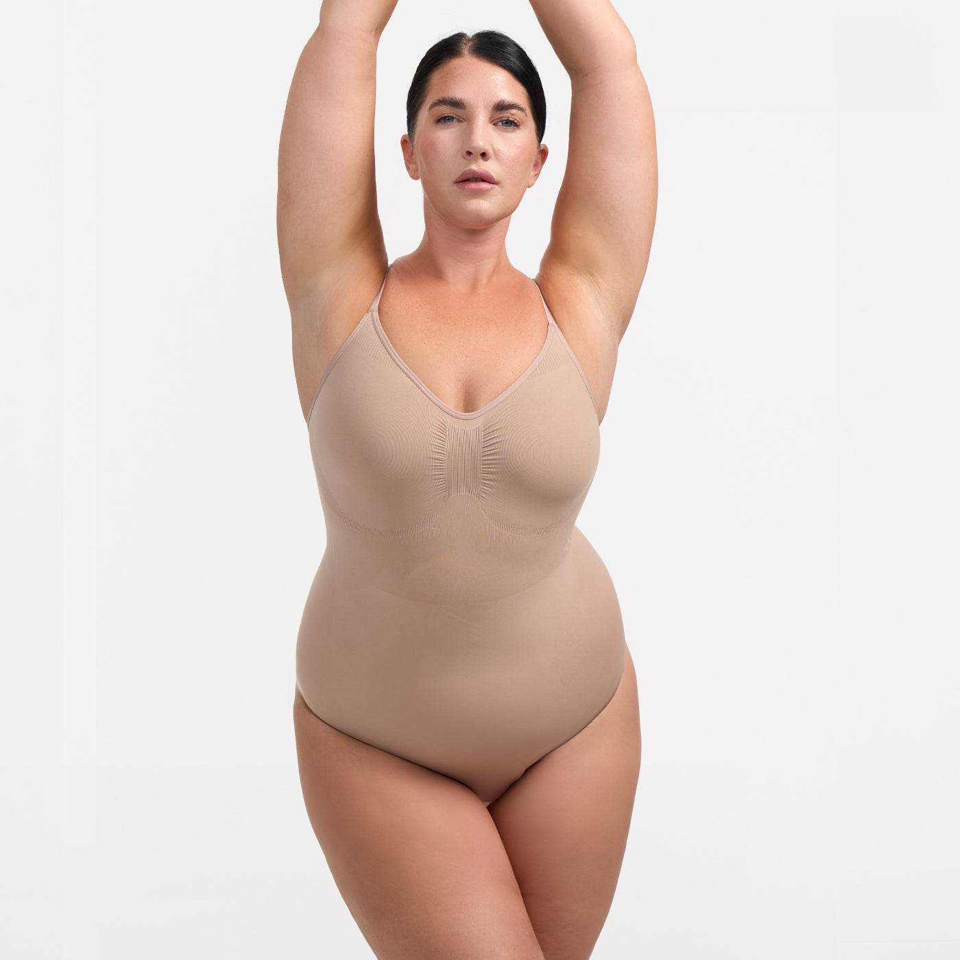 <tc>Bodysuit -beeldende shapewear met touwtje</tc>