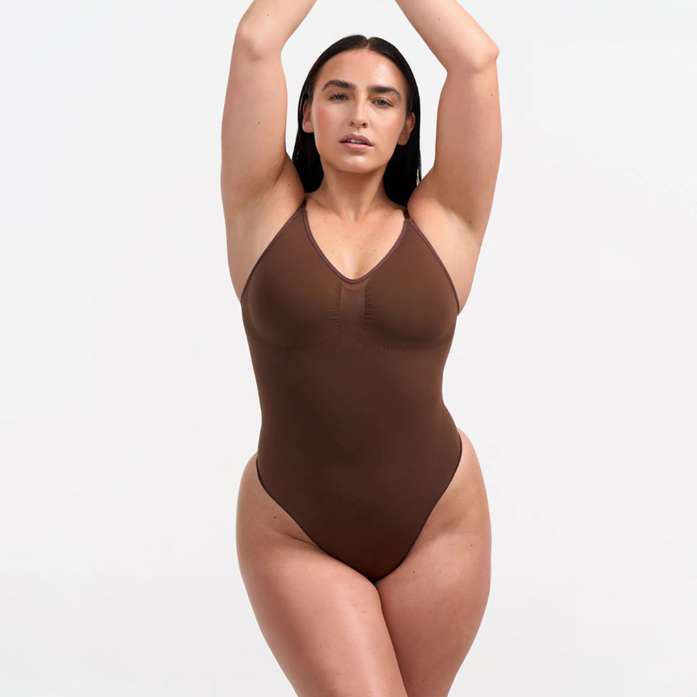 <tc>Bodysuit -beeldende shapewear met touwtje</tc>