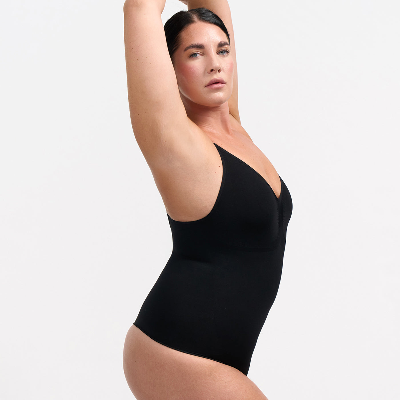 <tc>Bodysuit -beeldende shapewear met touwtje</tc>