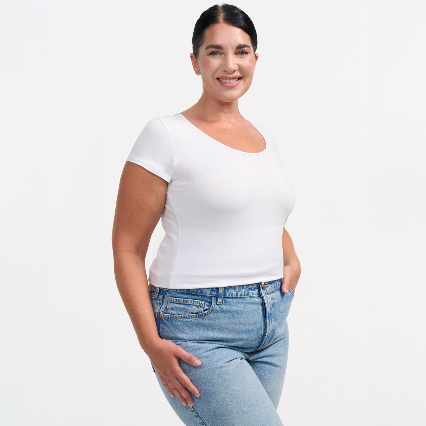 <tc>Bodysuit -beeldende shapewear met touwtje</tc>
