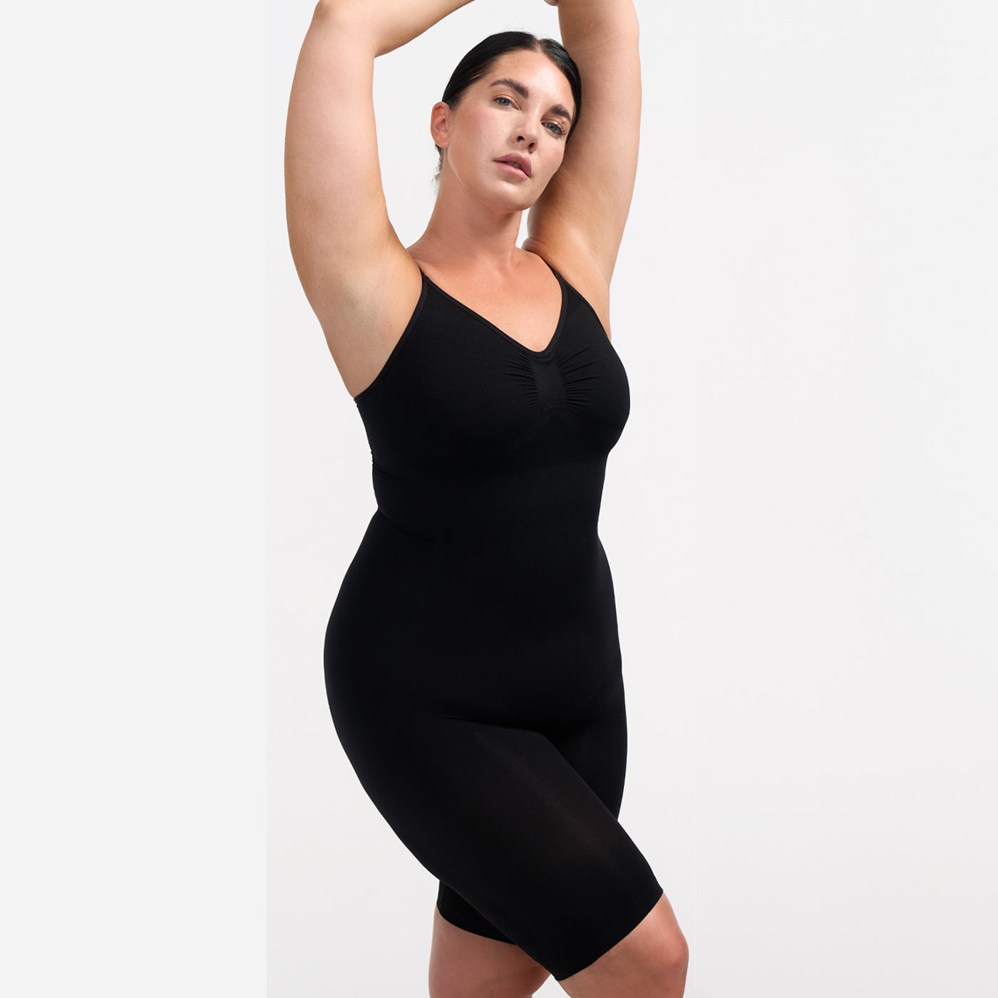 <tc>Tuta Body modellante con pantaloncini</tc>