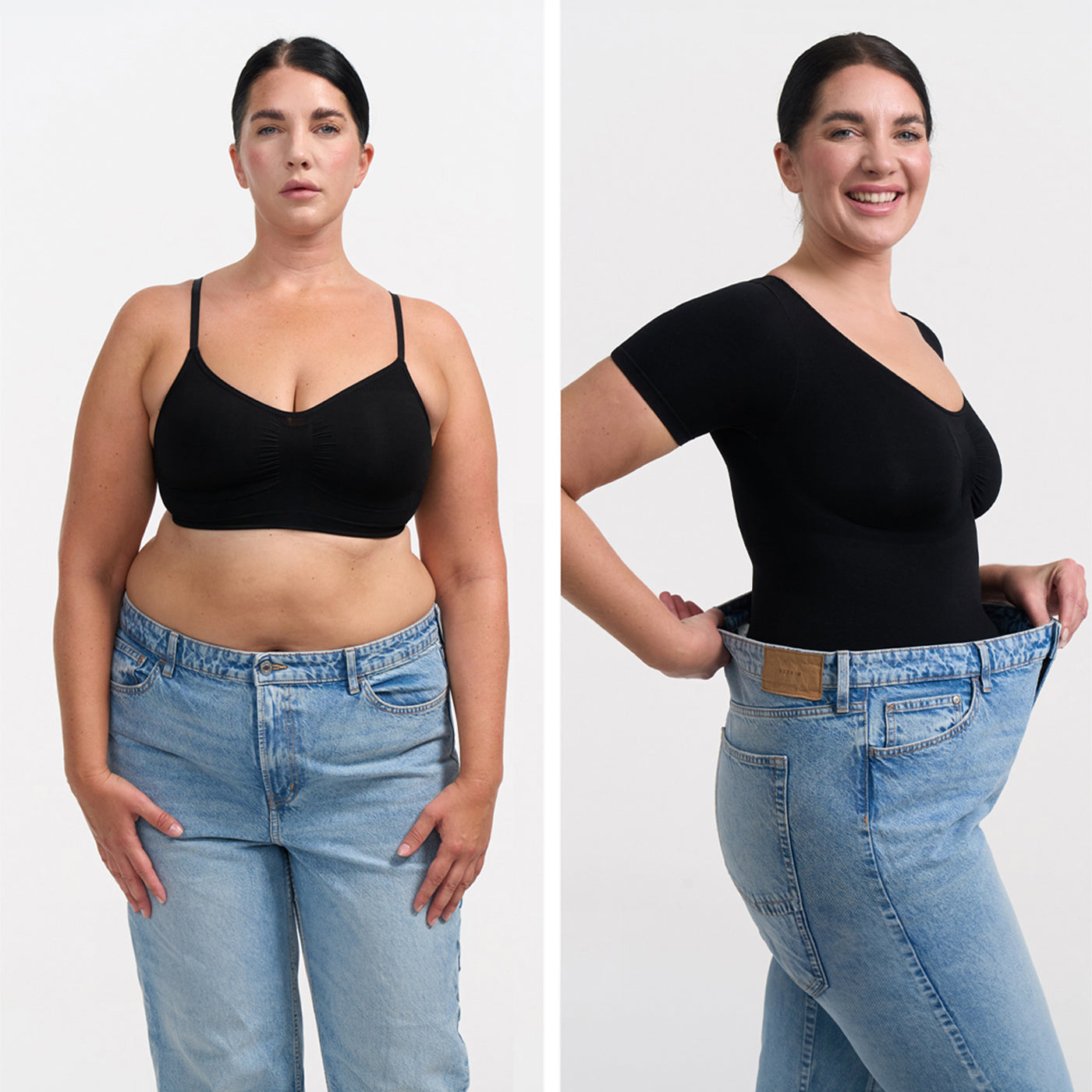 <tc>T-shirt Body modellante con slip</tc>