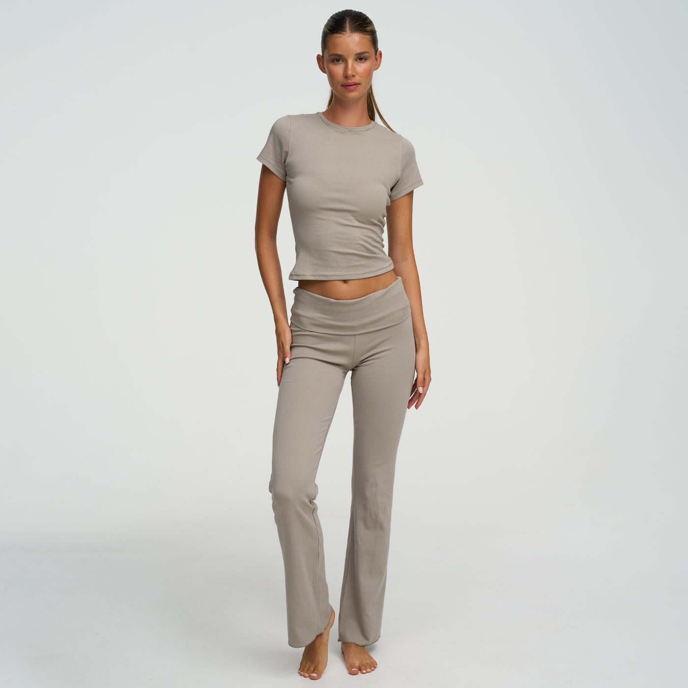 Cotton Flared Bootcut Leggings