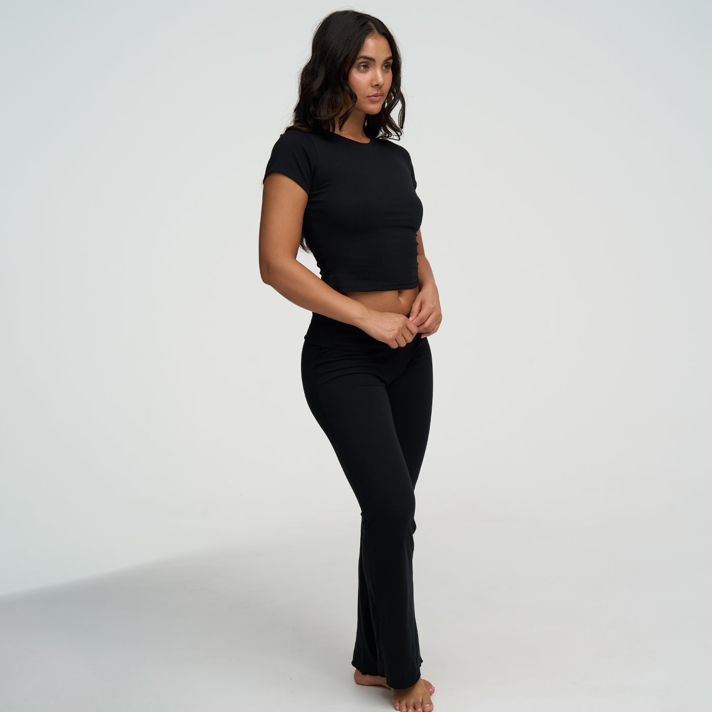 Cotton Flared Bootcut Leggings