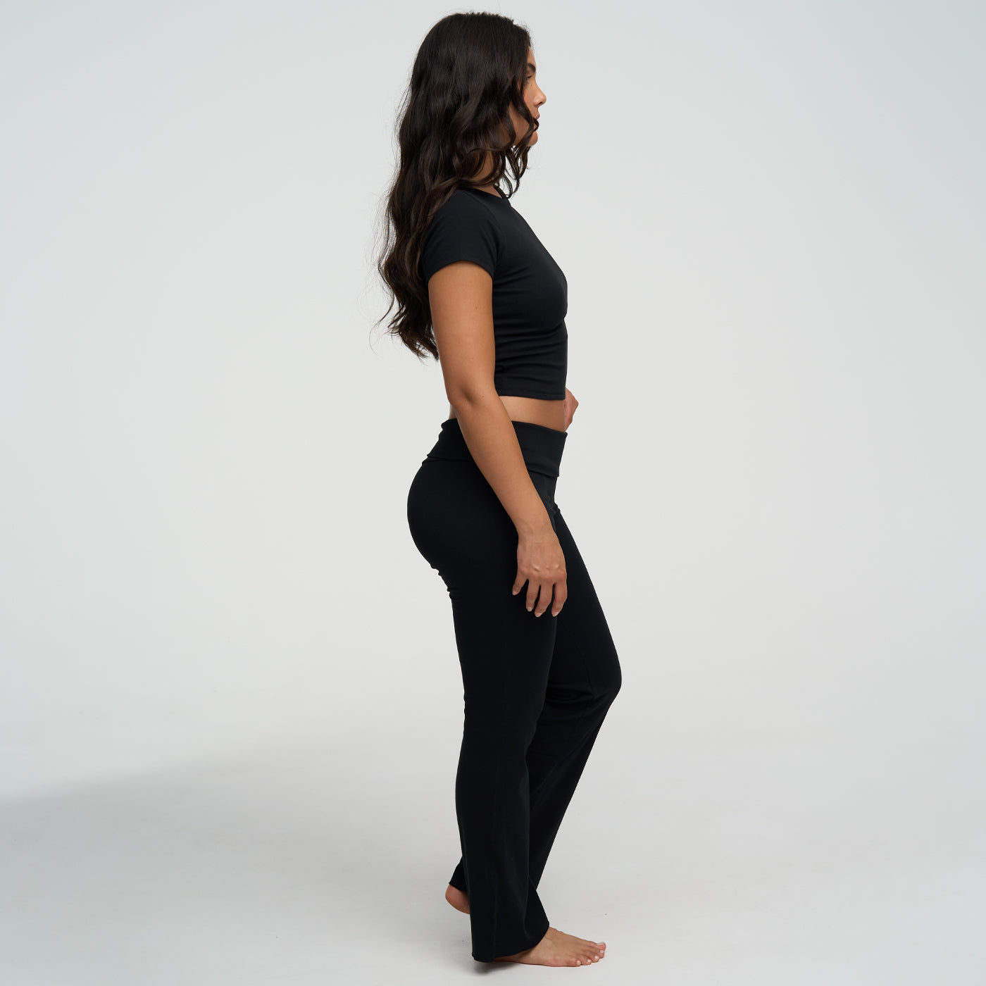 Cotton Flared Bootcut Leggings