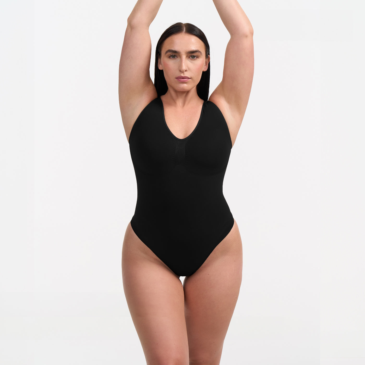 <tc>Body modellante bretelle larghe con slip</tc>