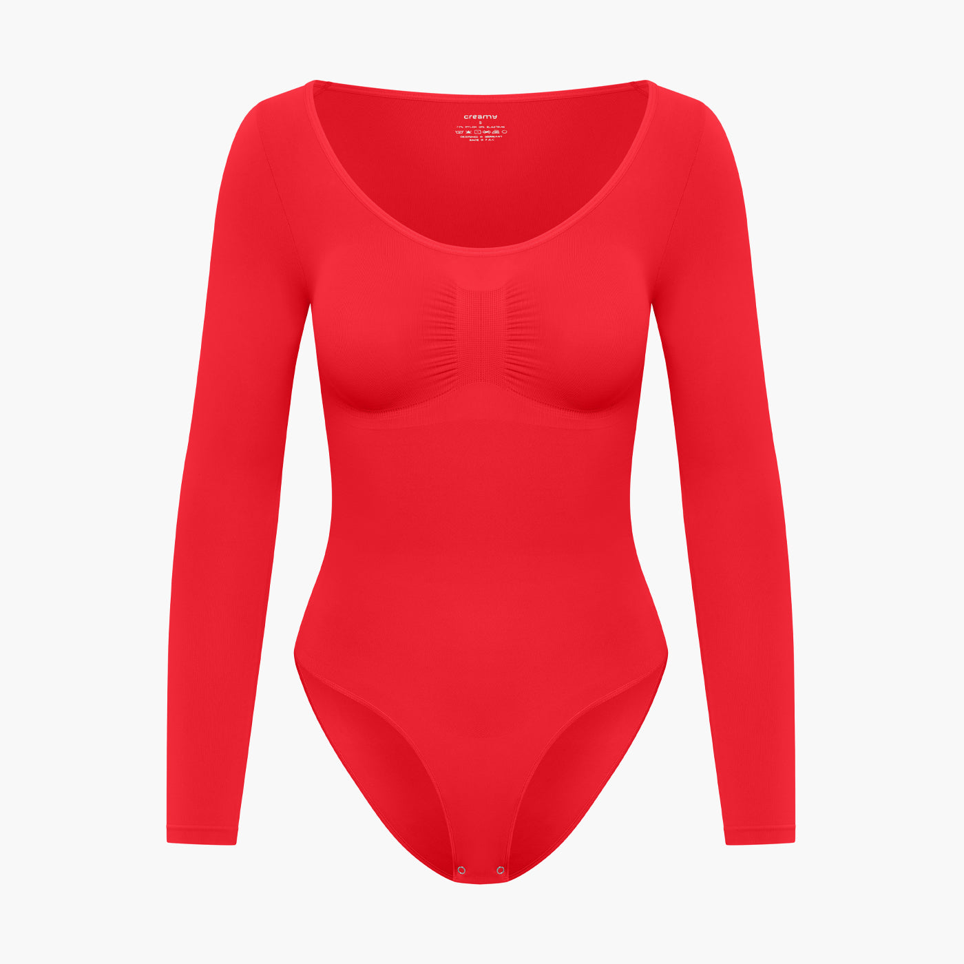 <tc>Body modellante a maniche lunghe con slip</tc>