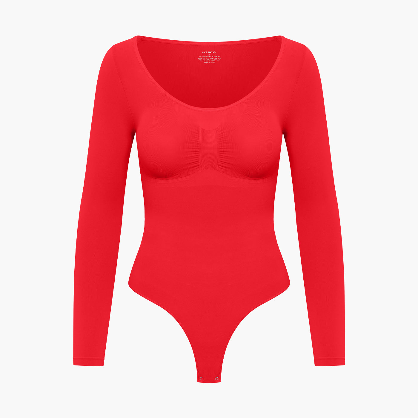 <tc>Body modellante a maniche lunghe con perizoma</tc>
